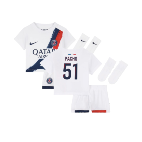 2024-2025 PSG Away Baby Kit (Pacho 51)