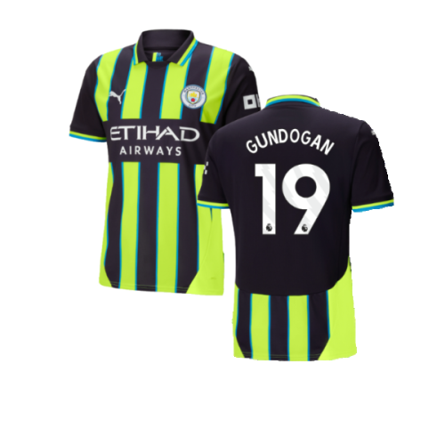 2024-2025 Man City Away Shirt (Gundogan 19)