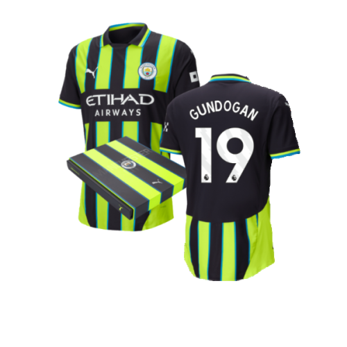 2024-2025 Man City Away Authentic Shirt w/packaging (Gundogan 19)