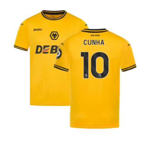 2024-2025 Wolves Home Shirt (Cunha 10)