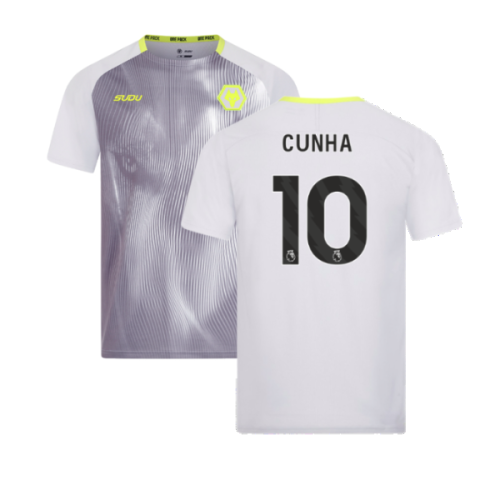 2024-2025 Wolves Players Training Shirt (Grey) (Cunha 10)