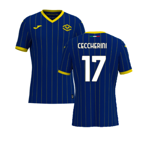 2024-2025 Hellas Verona Home Replica Shirt (Ceccherini 17)