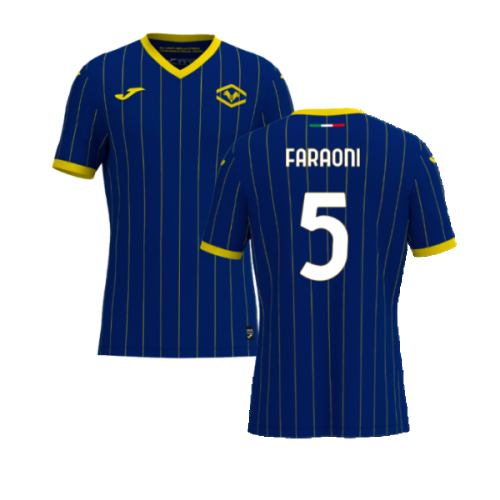 2024-2025 Hellas Verona Home Replica Shirt (Faraoni 5)