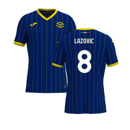 2024-2025 Hellas Verona Home Replica Shirt (Lazovic 8)