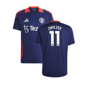 2024-2025 Man Utd Training Jersey (Night Indigo) (Zirkzee 11)