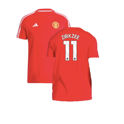 2024-2025 Man Utd DNA Tee (Red) (Zirkzee 11)