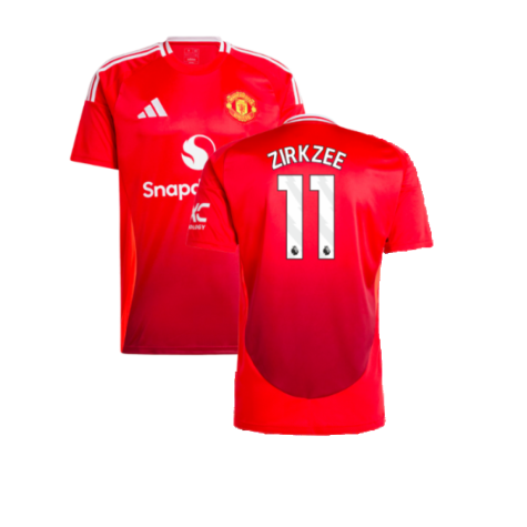 2024-2025 Man Utd Home Shirt (Zirkzee 11)