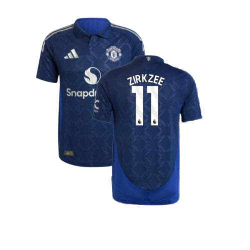 2024-2025 Man Utd Authentic Away Shirt (Zirkzee 11)