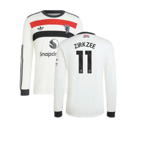 2024-2025 Man Utd Long Sleeve Third Shirt (Zirkzee 11)