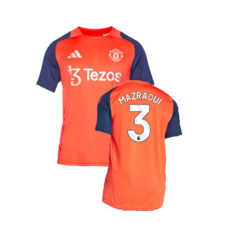 2024-2025 Man Utd Training Jersey (Red) (Mazraoui 3)