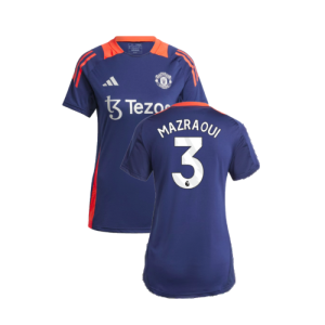 2024-2025 Man Utd Training Jersey (Night Indigo) - Womens (Mazraoui 3)