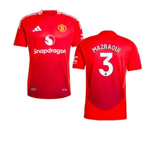 2024-2025 Man Utd Authentic Home Shirt (Mazraoui 3)