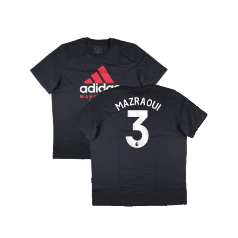 2024-2025 Man Utd Seasonal Graphic Tee (Night Grey) (Mazraoui 3)