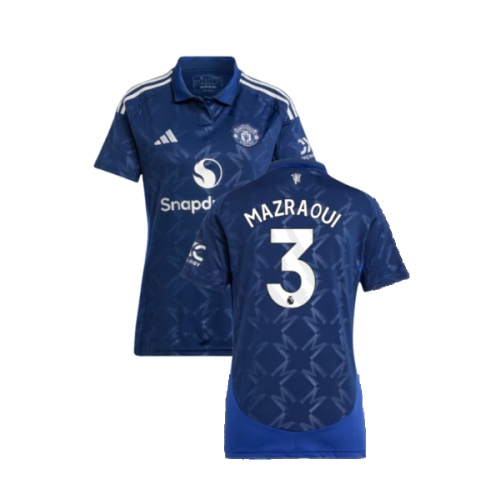 2024-2025 Man Utd Away Shirt (Womens) (Mazraoui 3)