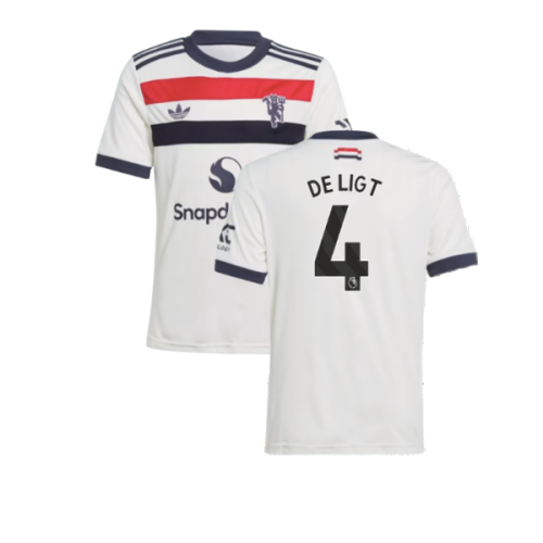 2024-2025 Man Utd Third Shirt (Kids) (De Ligt 4)