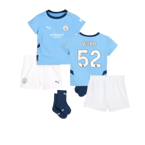 2024-2025 Man City Home Baby Kit (Bobb 52)