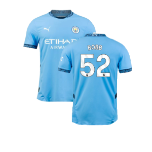 2024-2025 Man City Home Authentic Shirt with packaging (Bobb 52) 2024-2025 Man City Home Authentic Shirt with packaging (Bobb 52)