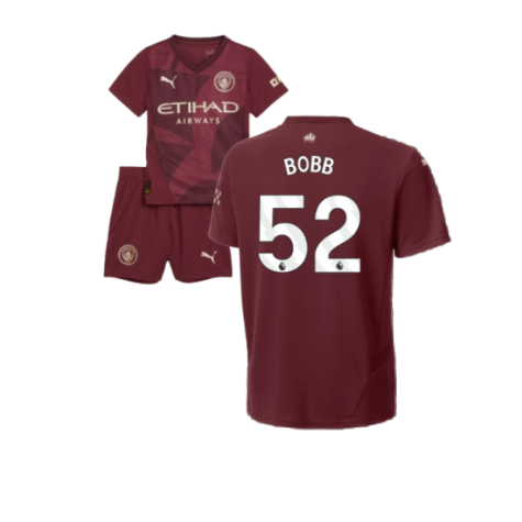 2024-2025 Man City Third Mini Kit (Bobb 52)