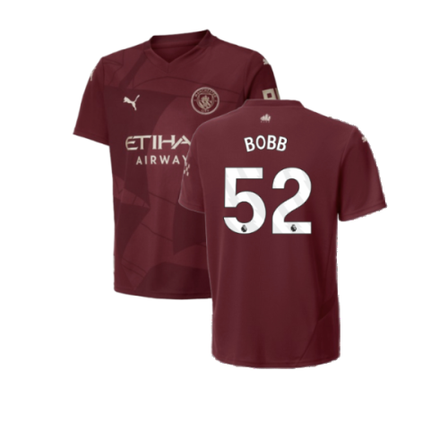 2024-2025 Man City Third Shirt (Kids) (Bobb 52)