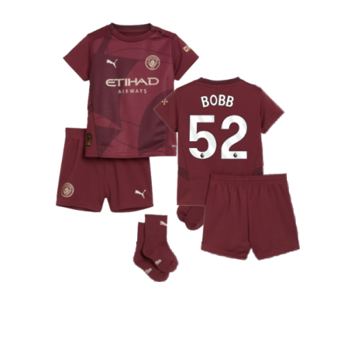 2024-2025 Man City Third Baby Kit (Bobb 52)