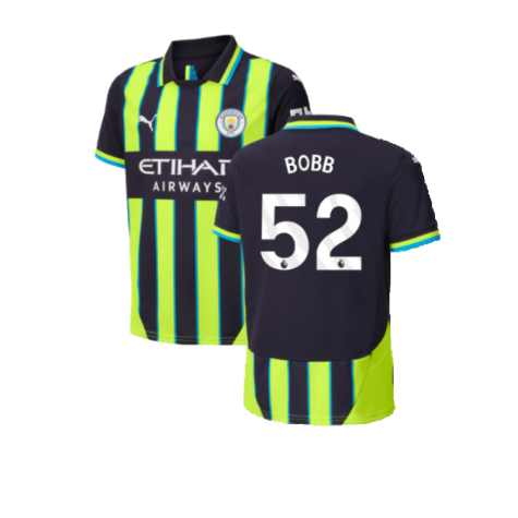 2024-2025 Man City Away Shirt (Kids) (Bobb 52)