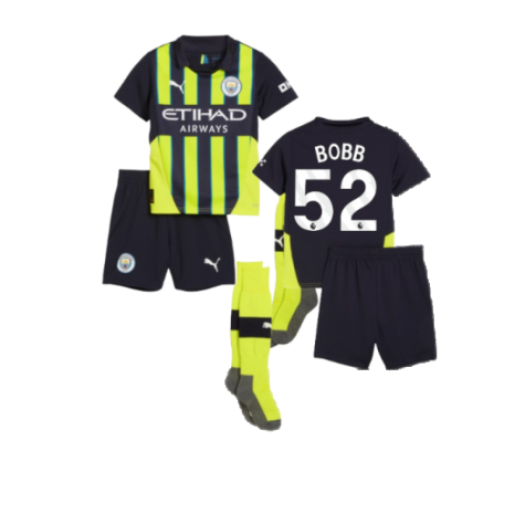 2024-2025 Man City Away Mini Kit (Bobb 52)