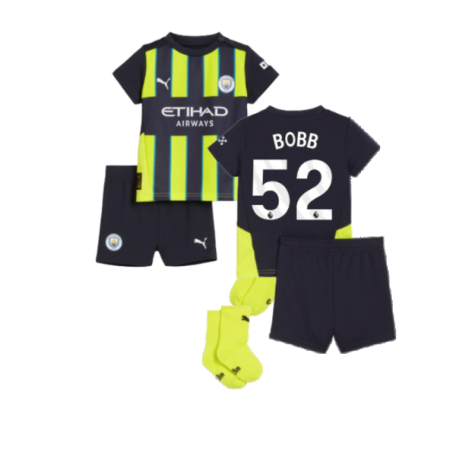 2024-2025 Man City Away Baby Kit (Bobb 52)