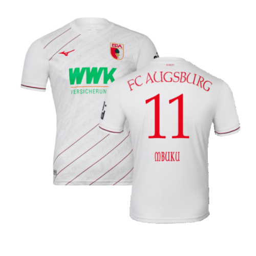 2024-2025 FC Augsburg Home Shirt (Mbuku 11)