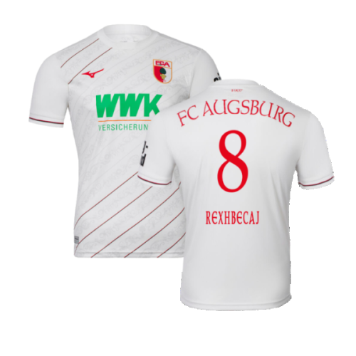 2024-2025 FC Augsburg Home Shirt (Rexhbecaj 8)