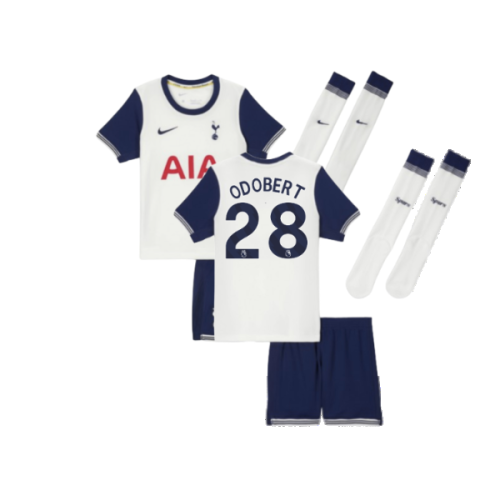 2024-2025 Tottenham Hotspur Home Mini Kit (Odobert 28)