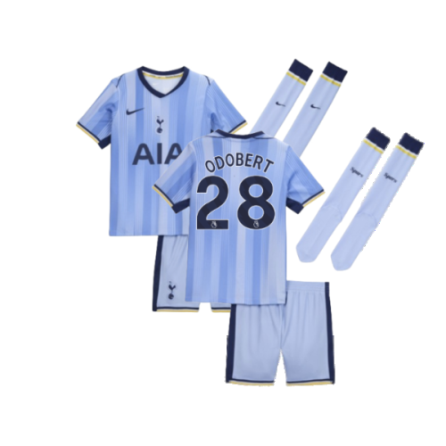 2024-2025 Tottenham Hotspur Away Mini Kit (Odobert 28)