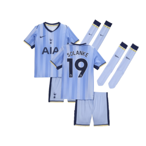 2024-2025 Tottenham Hotspur Away Mini Kit (Solanke 19)