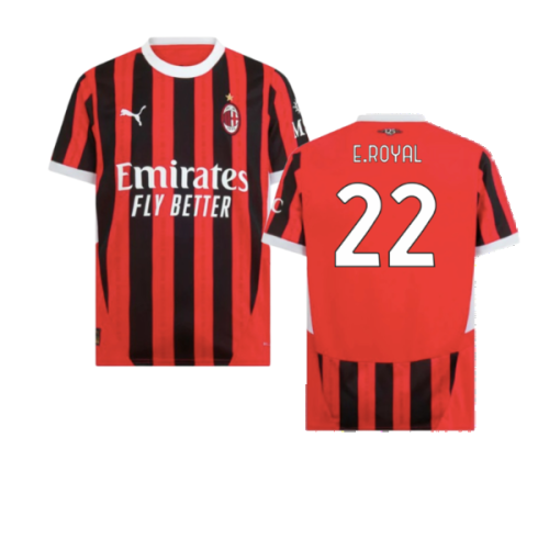 2024-2025 AC Milan Home Shirt (E.Royal 22)