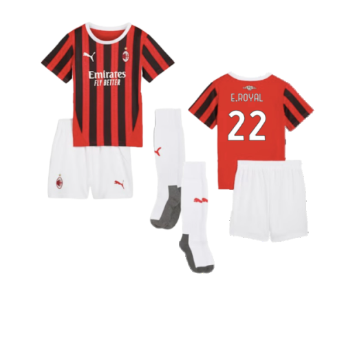 2024-2025 AC Milan Home Mini Kit (E.Royal 22)