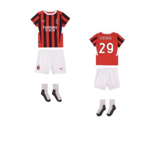 2024-2025 AC Milan Home Baby Kit (Fofana 29)