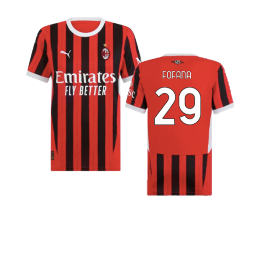 2024-2025 AC Milan Home Shirt (Womens) (Fofana 29)