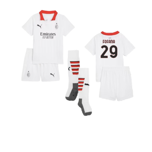 2024-2025 AC Milan Away Mini Kit (Fofana 29)