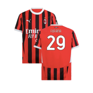 2024-2025 AC Milan Home Shirt (Fofana 29)