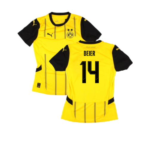 2024-2025 Borussia Dortmund Home Shirt (Ladies) (Beier 14)