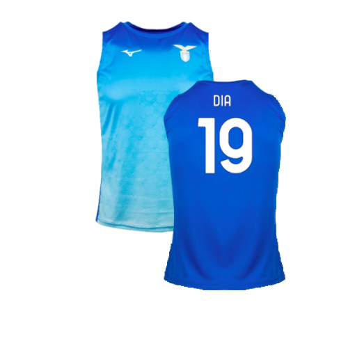 2024-2025 Lazio Graphic Sleeveless Training Shirt (Royal) (Dia 19)