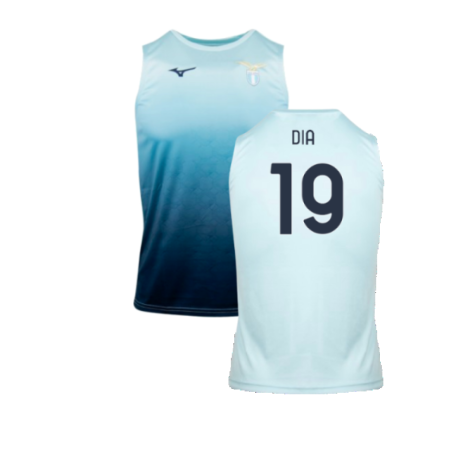 2024-2025 Lazio Graphic Sleeveless Training Shirt (Ice Blue) (Dia 19)