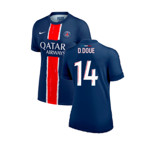 2024-2025 PSG Home Shirt (Womens) (D.Doue 14)