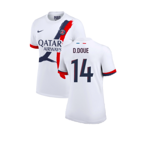 2024-2025 PSG Away Shirt (Womens) (D.Doue 14)