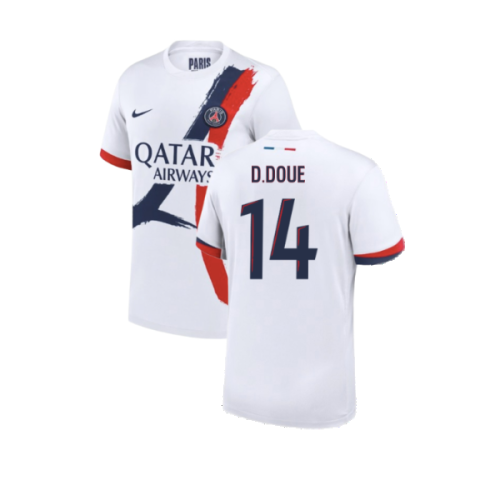 2024-2025 PSG Away Shirt (D.Doue 14)