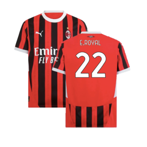 2024-2025 AC Milan Home Shirt (E.Royal 22)