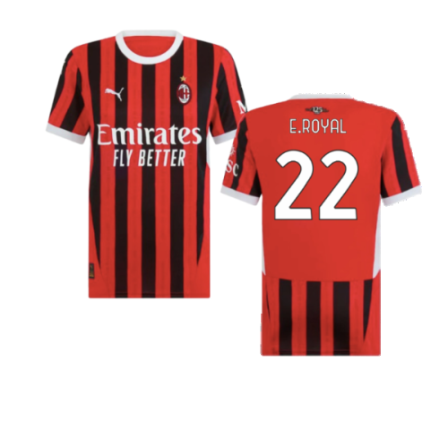 2024-2025 AC Milan Home Shirt (Womens) (E.Royal 22)