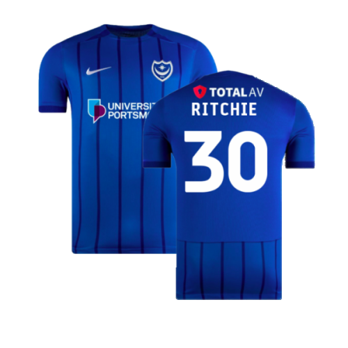 2024-2025 Portsmouth Home Shirt (Kids) (Ritchie 30)