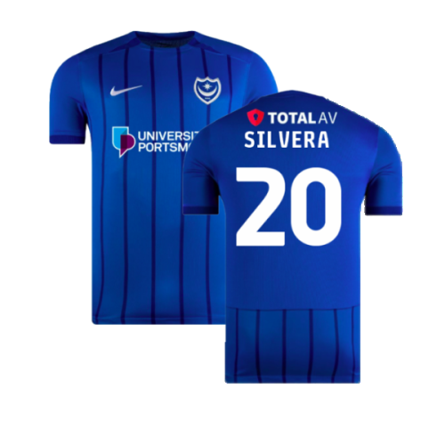 2024-2025 Portsmouth Home Shirt (Silvera 20)