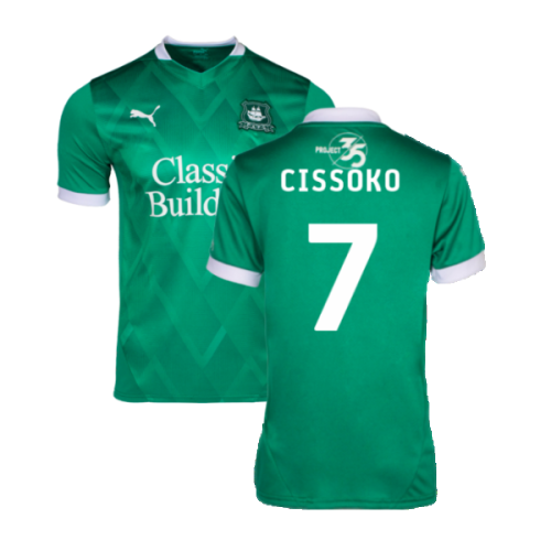 2024-2025 Plymouth Argyle Home Shirt (Cissoko 7)