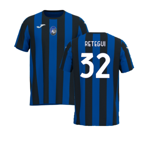 2024-2025 Atalanta Replica Home Shirt (Retegui 32)